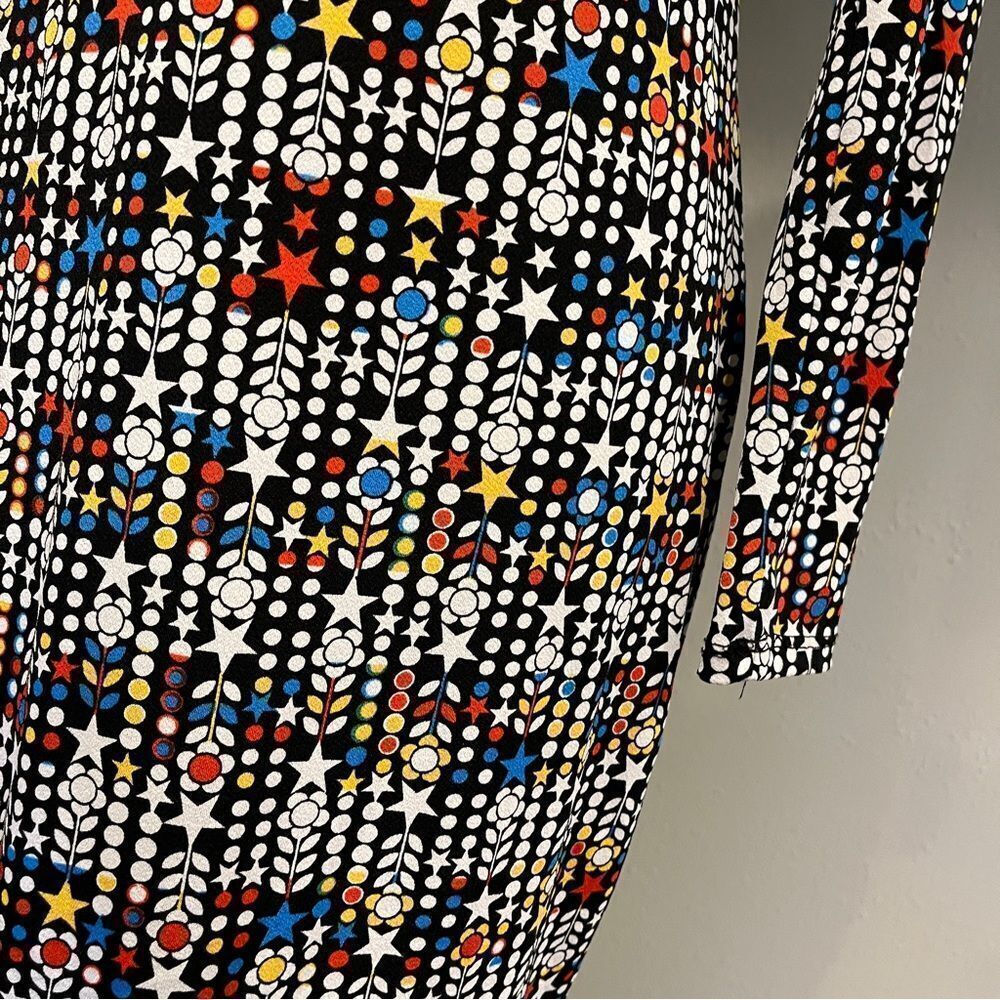LuLaRoe long sleeve scoop neck‎ Midi dress size small - Picture 5 of 12